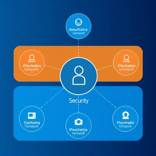 A diagram showing network segmentation for security purposes.